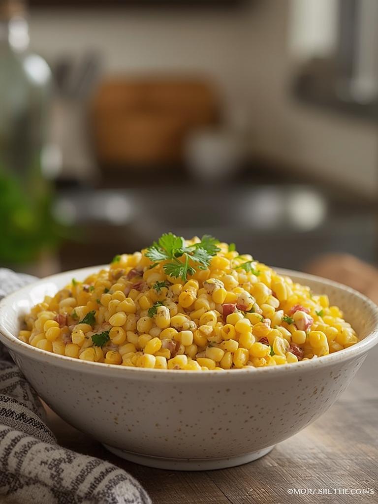 Crack Corn Salad served