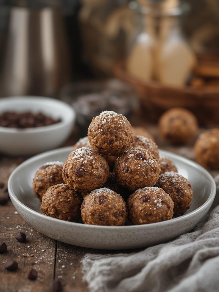 protein balls served