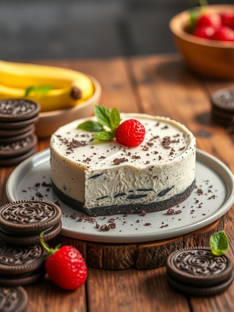 5-Ingredient No-Bake Oreo Cheesecake