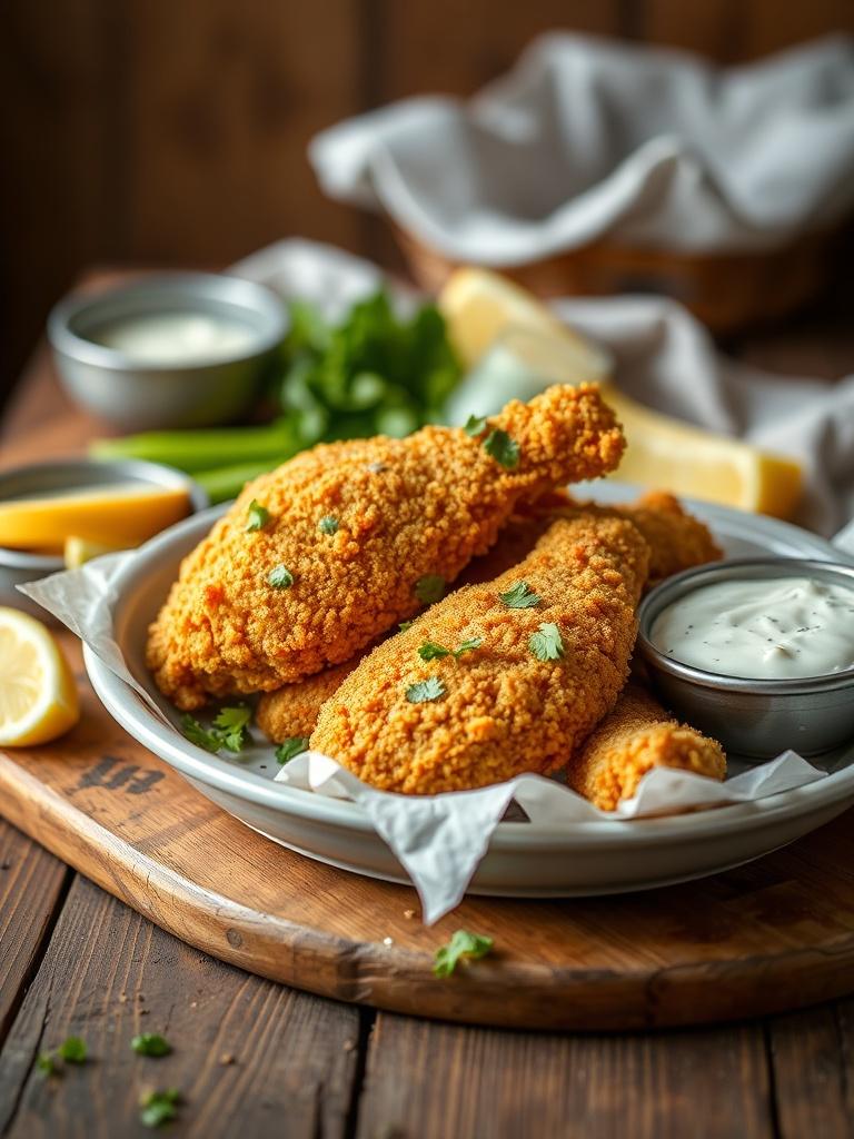 Crispy Oven Baked Chicken Tenders (No Frying)