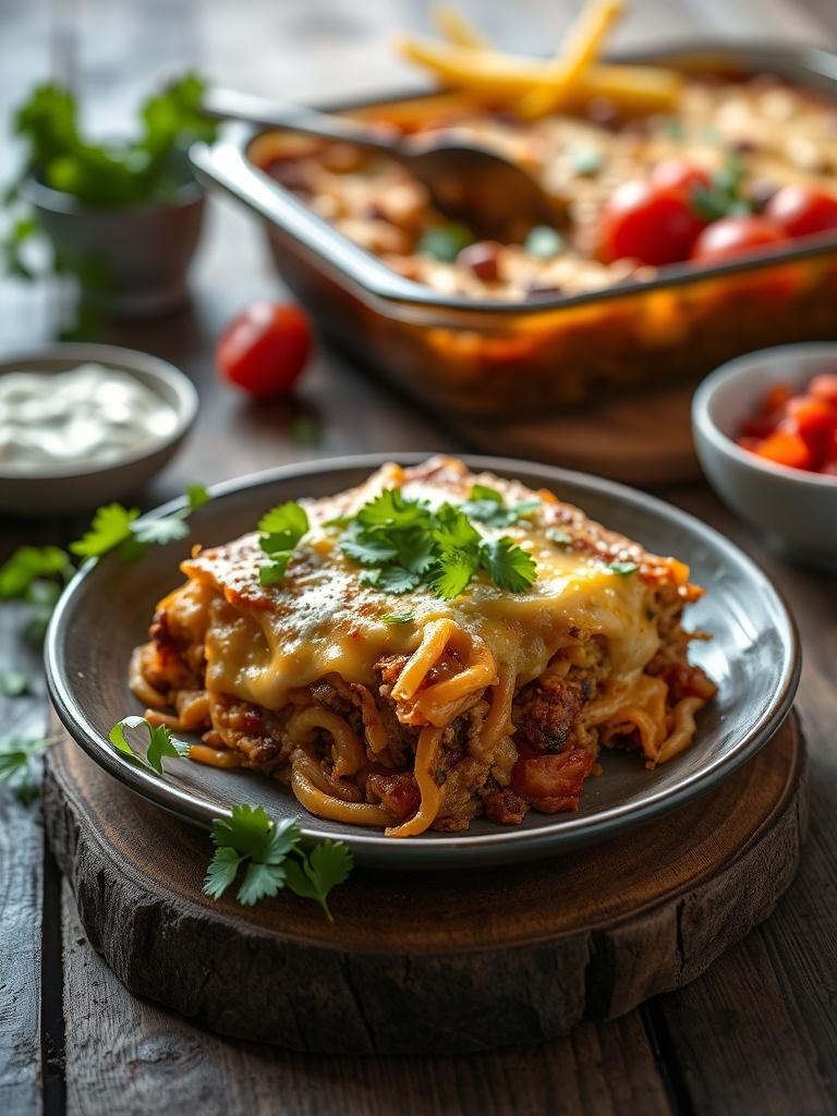 Easy Baked Burrito Casserole