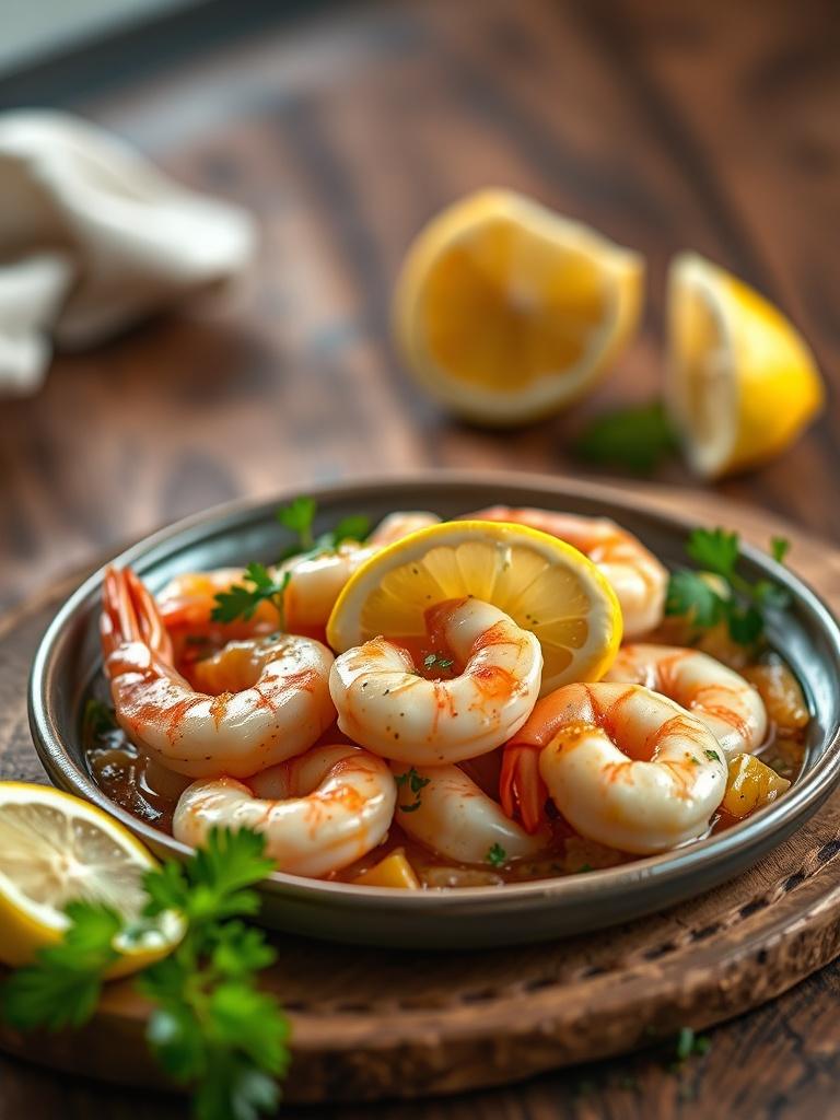 Garlic Butter Shrimp with Lemon (15 Minutes)