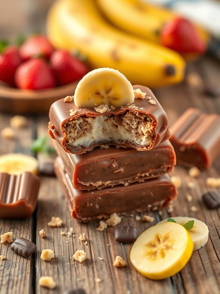 Low Calorie Frozen Banana Snickers