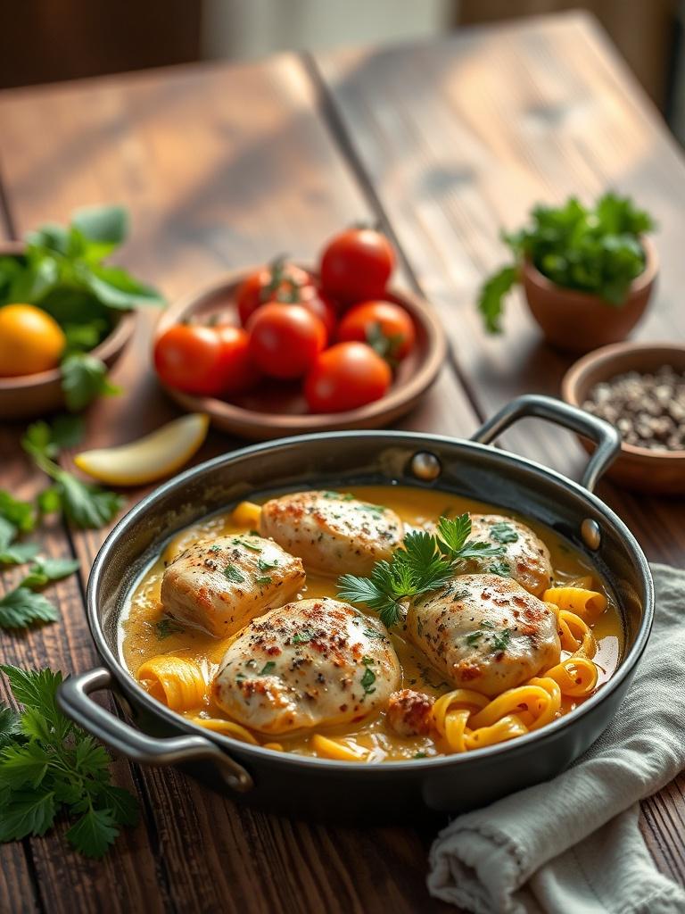 One-Pan Creamy Tuscan Chicken
