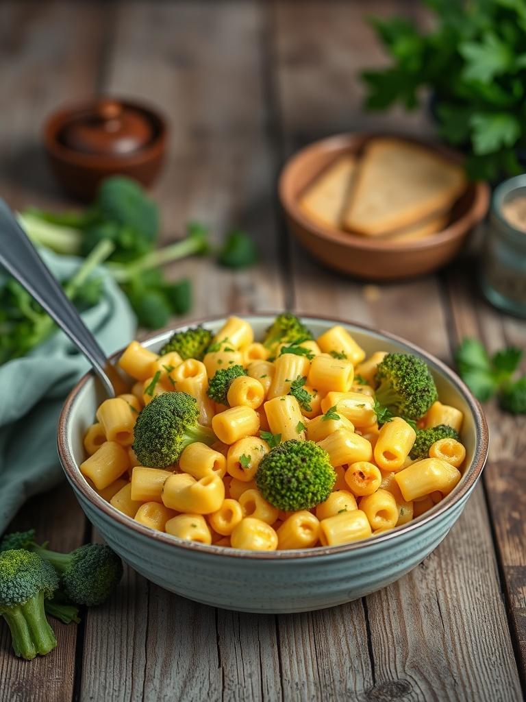 One Pot Healthy Broccoli Mac and Cheese