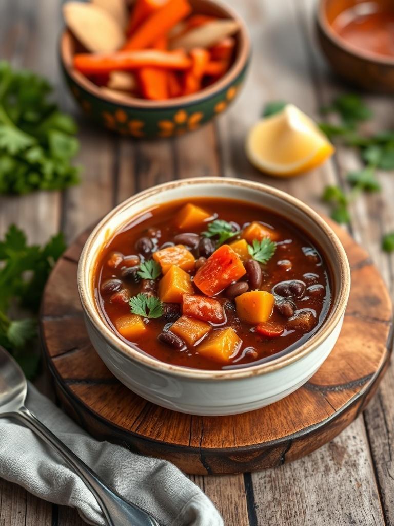 Slow Cooker Black Bean Soup