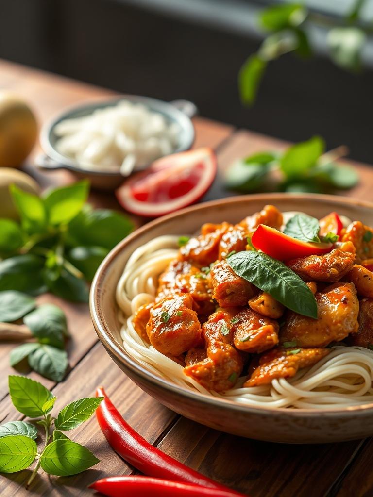 Spicy Thai Basil Chicken (Pad Krapow Gai)