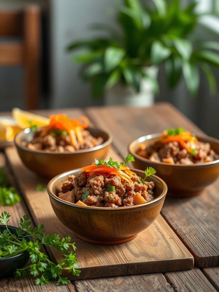 Viral Hot Honey Ground Beef Bowls